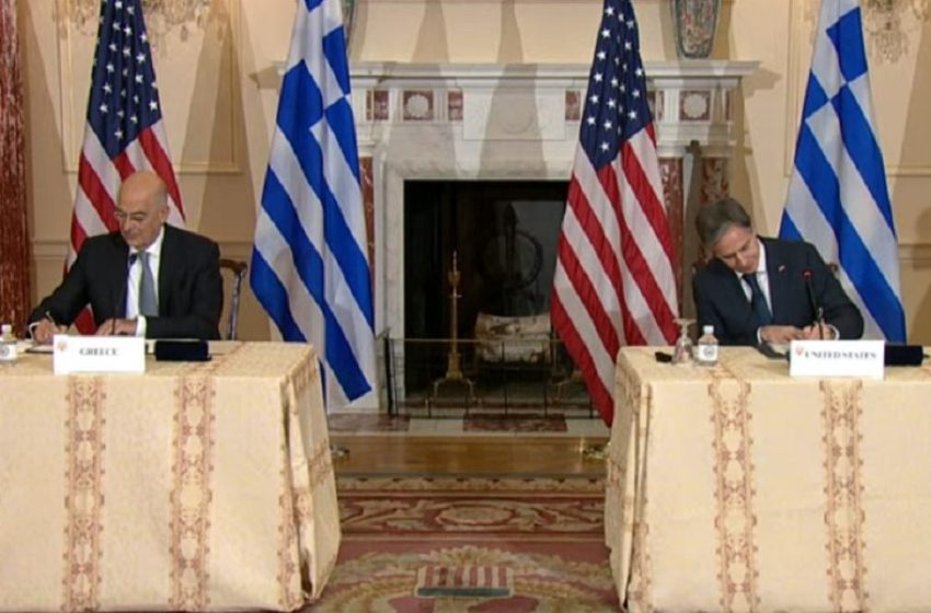  Yπεγράφη η αμυντική συμφωνία Ελλάδας με ΗΠΑ – Δένδιας: Η Ελλάδα αντιμετωπίζει απειλή πολέμου