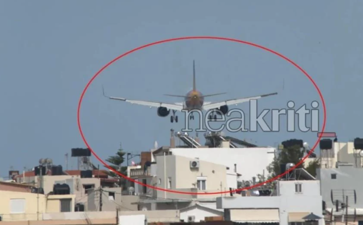  Κρήτη: Βίντεο που κόβει την ανάσα – Αεροπλάνα προσγειώνονται μια ανάσα από ταράτσες
