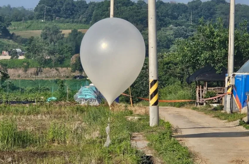  Η Βόρεια Κορέα έστειλε μπαλόνια με περιττώματα και σκουπίδια στη Νότια Κορέα