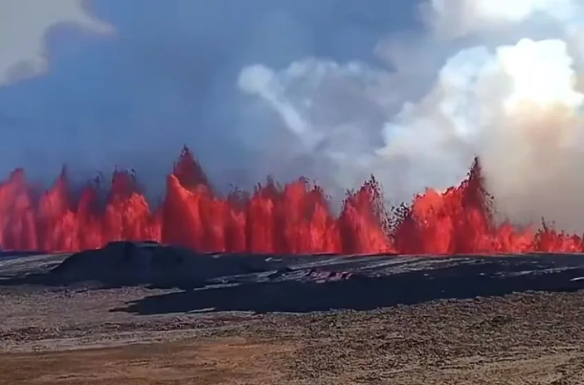 Ισλανδία:Εξερράγη για 5η φορά σε 5 μήνες το ηφαίστειο Ρέικιανες -Εντυπωσιακές εικόνες (vid)