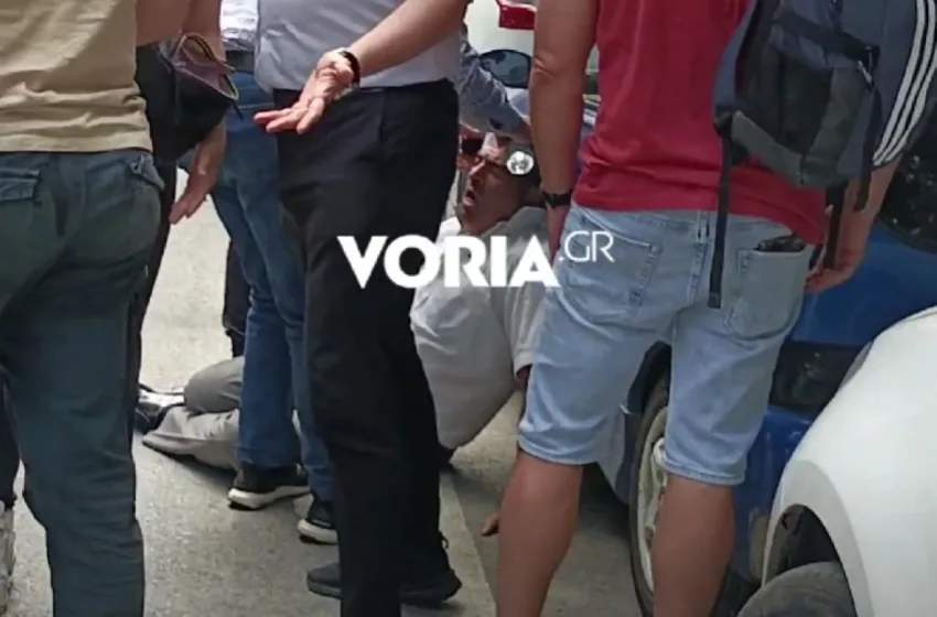  Θεσσαλονίκη: Άγριος ξυλοδαρμός μεταξύ οδηγών -Διακόπηκε η κυκλοφορία (vid)