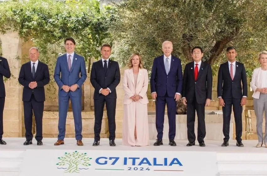  G7: Κοινό ανακοινωθέν στη σκιά της έντονης αντιπαράθεσης Μακρόν – Μελόνι