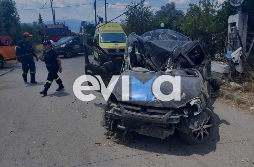  Εύβοια: Αυτοκίνητο έπεσε σε κολώνα της ΔΕΗ – Νεκρός ο οδηγός