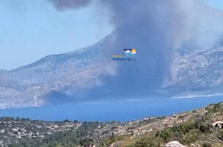  Φωτιές σε Χίο και Κω- Η εικόνα σε όλα τα πύρινα μέτωπα