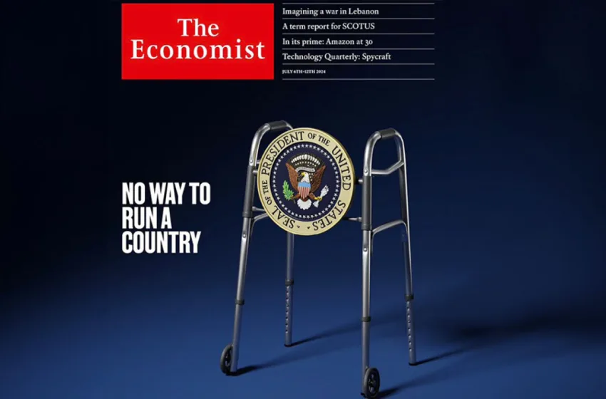  Economist: Καλεί τον Μπάιντεν να αποσυρθεί-Έβαλε στη θέση του ένα “πι”