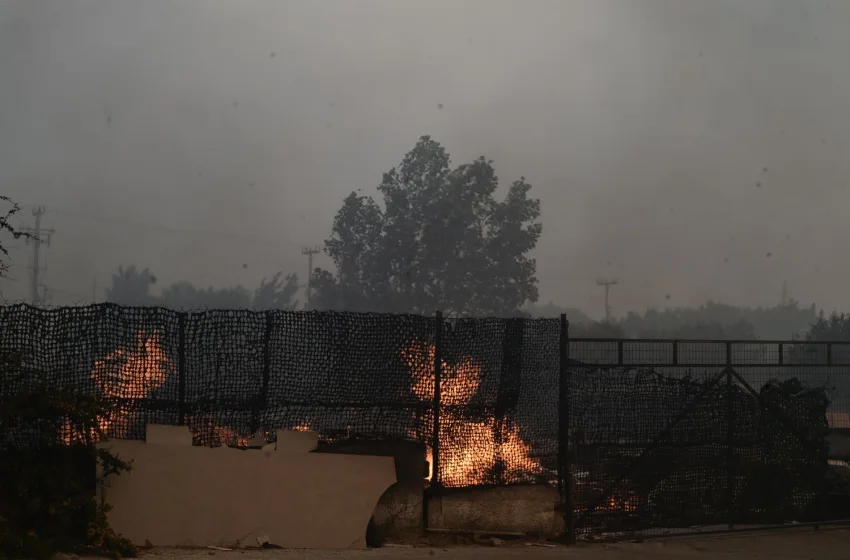  Υψηλός κίνδυνος πυρκαγιάς αύριο Τετάρτη (14/08) σε επτά περιοχές 