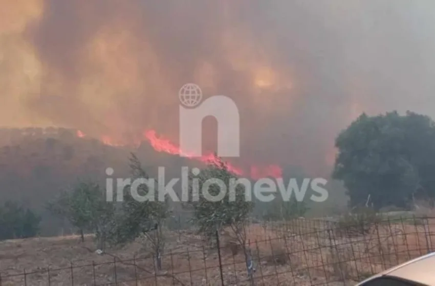  Φωτιά Ρέθυμνο:Η πύρινη λαίλαπα πλησιάζει τον Ν. Ηρακλείου- Μεγάλες καταστροφές, συνεχή 112-Πώς ξέφυγε η κατάσταση