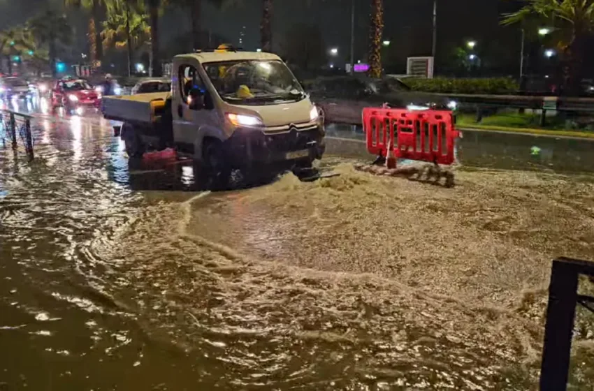 Πλημμύρισε με λύματα ξανά η Ποσειδώνος (vid)