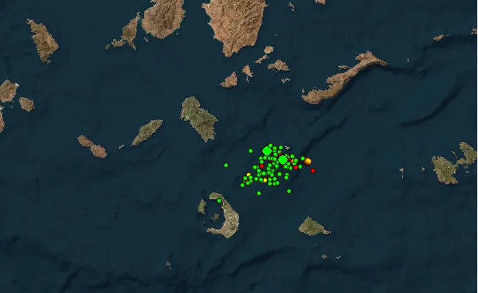 Χορός Ρίχτερ στις Κυκλάδες- Νέα σεισμική δόνηση στην Αμοργό